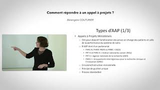 GIRCI Atelier 3 - Comment répondre à un appel à projets