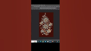 How to remove background for Textile Designing work in Photoshop | Textile Design