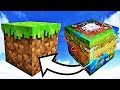 UN MONDE MINECRAFT EST CACHÉ DANS CE CUBE !