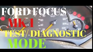 HOW TO ACCESS HIDDEN MENU FORD FOCUS MK1 TEST MODE/ DIAGNOSTIC MODE/ SERVICE MENU/ OB2 CODES