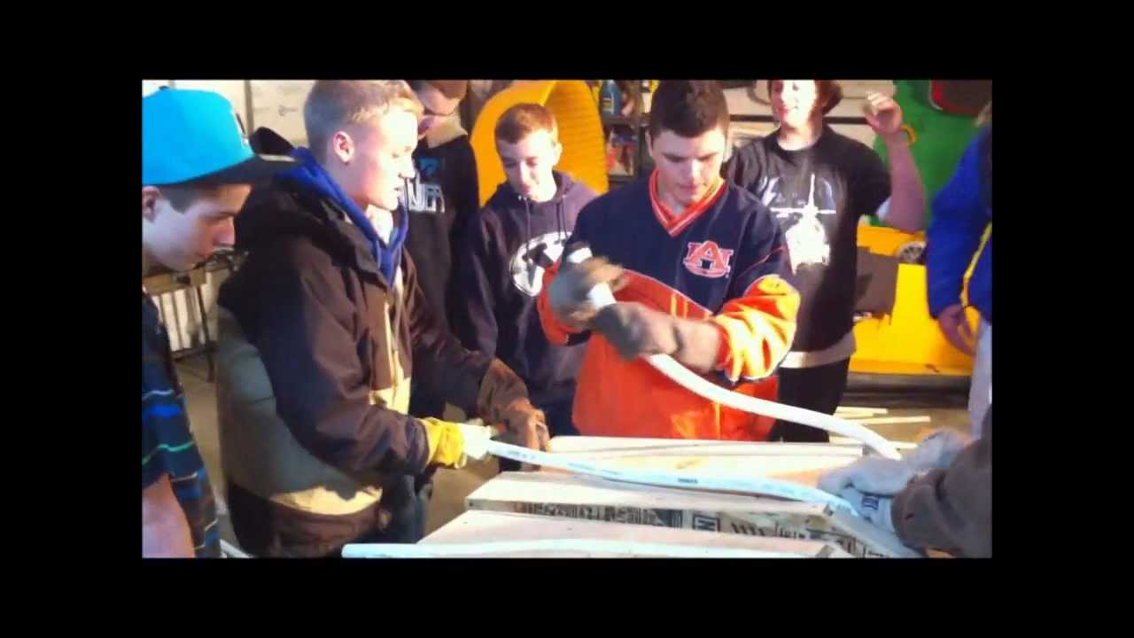 Making PVC Snowshoes YouTube