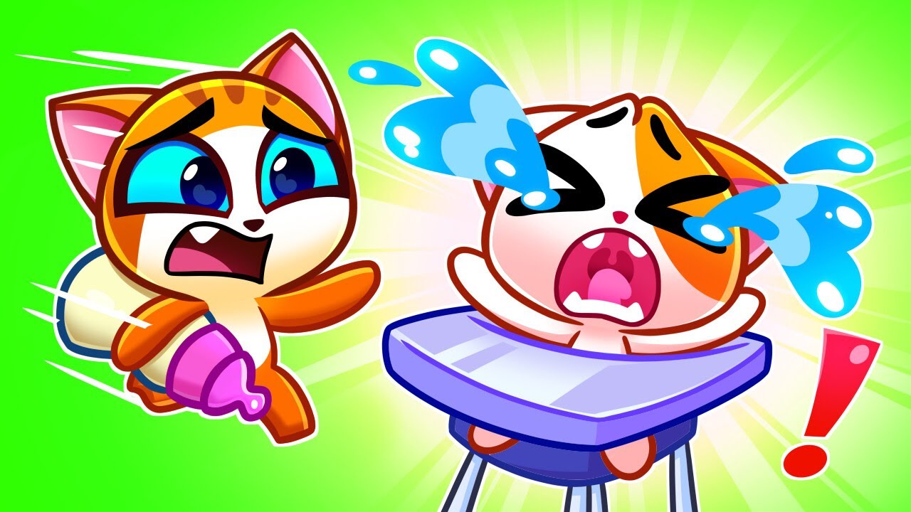 baby-don-t-cry-taking-care-of-baby-cure-kids-cartoon-by-purr-purr