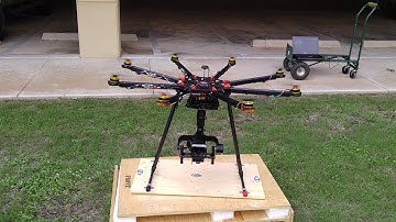 Tarot T1000 X8 Octocopter Pre-Flight Test