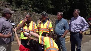 Tennessee officials give an update on the Interstate 40 closure near the North Carolina border