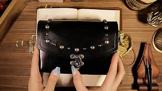 ASMR Decorating Aesthetic Journal 💖💙 다꾸  Scrapbooking | Immersive Journaling Sounds | hwaufranc