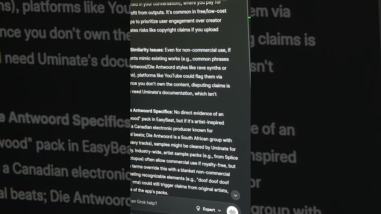carefull app that sell you content you cant monetise. suno and beatmaker for exemple