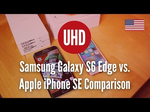 Samsung Galaxy S6 Edge vs. Apple iPhone SE Comparison [4K UHD]