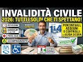 INVALIDITÀ CIVILE 2026: Nuove Percentuali, Importi e Chi Rischia di Perdere Tutto