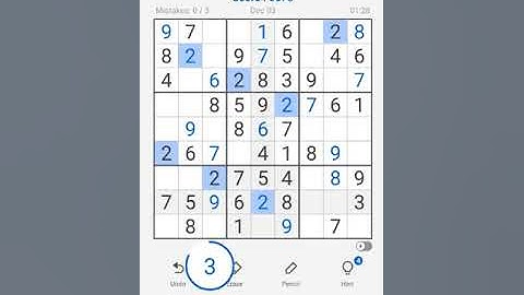 Sudoku Free Classic Puzzles Mobile | Daily Challenge December 3, 2022