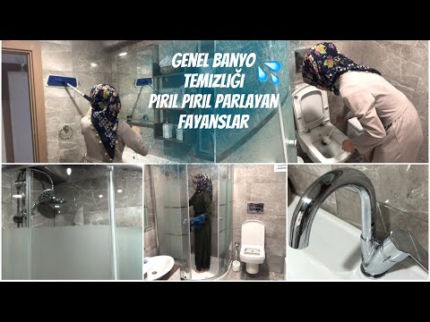 GENEL BANYO TEMİZLİĞİ | DUŞAKABİN, KLOZET, LAVABO & FAYANS TEMİZLİĞİ | BANYOM PIRIL PIRIL PARLIYOR