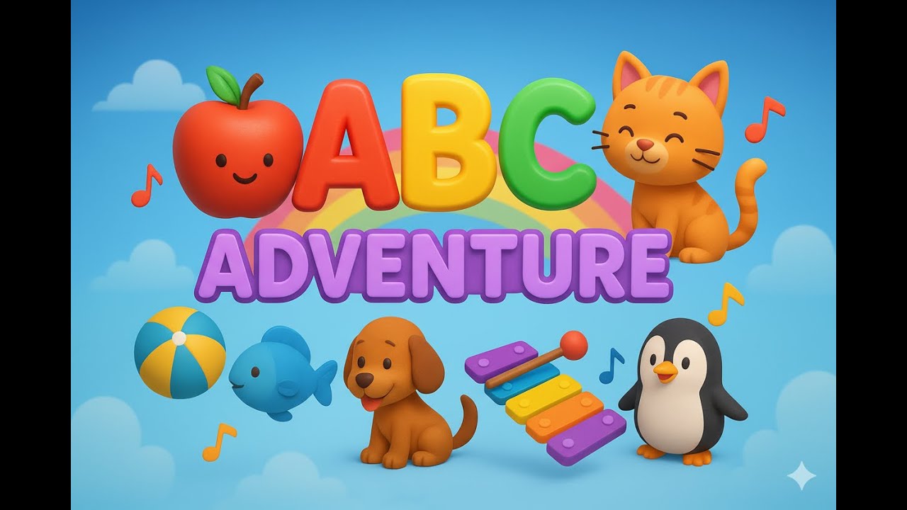 ABC Adventure 🎵 Fun Alphabet Song for Kids | Learn A to Z with Music ...