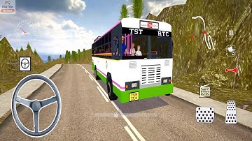 TSRTC Bus Accident in Bharat Bus Simulator Android Gameplay | Bus Game Like Bus Simulator Indonesia