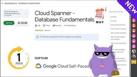 Cloud Spanner - Database Fundamentals| #2025 | #GSP1048 |#qwiklabs |Solution
