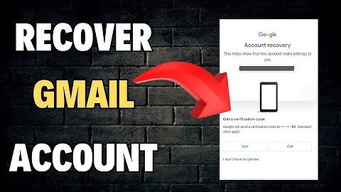 How to recover Gmail account | Recovery your Gmail account Fast 