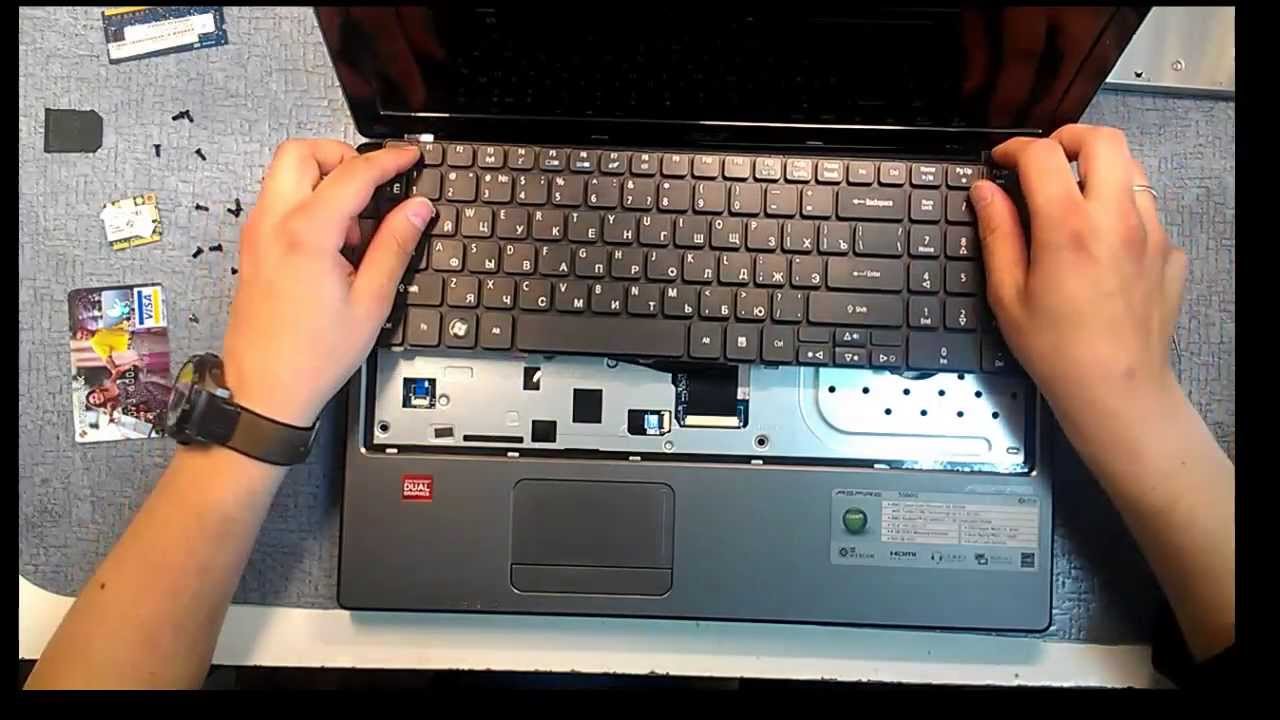 Ремонт клавиатуры ноутбука Acer в СПб