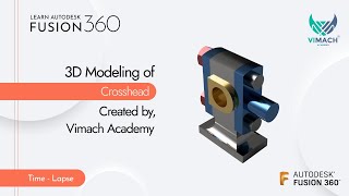 How to Make a Crosshead Assembly using Autodesk Fusion 360