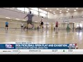 Seniors compete at 2026 pickleball open play and exhibition