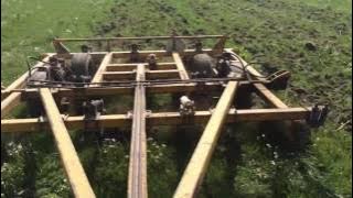 Chisel plowing with the case international 3594