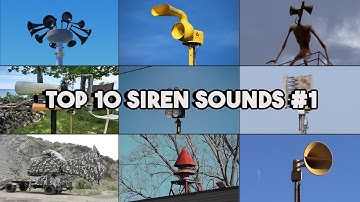 Top 10 SCARIEST Siren Sounds in the World 😱 | Part 1