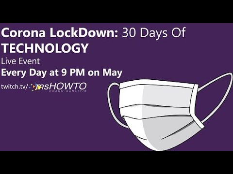 MSHOWTO | Corona Lockdown : Application Security #30daystechnology