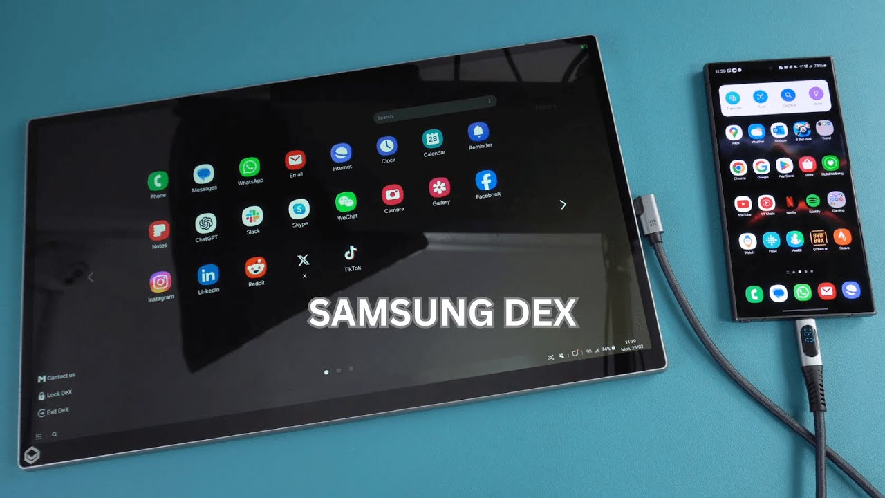 video 15.6” 4K Portable Monitor with touchscreen