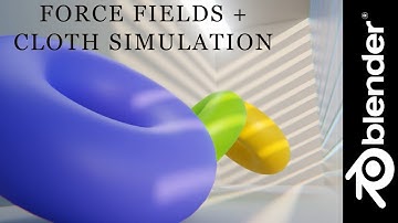 Blender Tutorial: Force Fields | Cloth Simulation