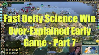 Civ 5 Deity Game 1: Fast Turn 167 Science Victory (Quick Speed) - Part 7 (Overexplained Early Game) screenshot 2