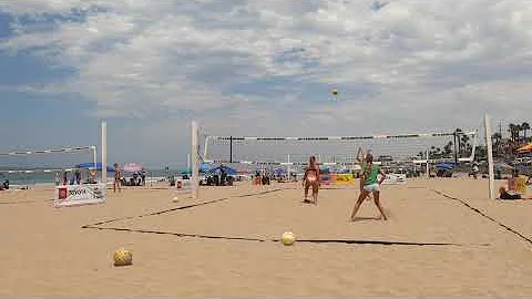 Stacy Reeves beach volleyball highlights 2024
