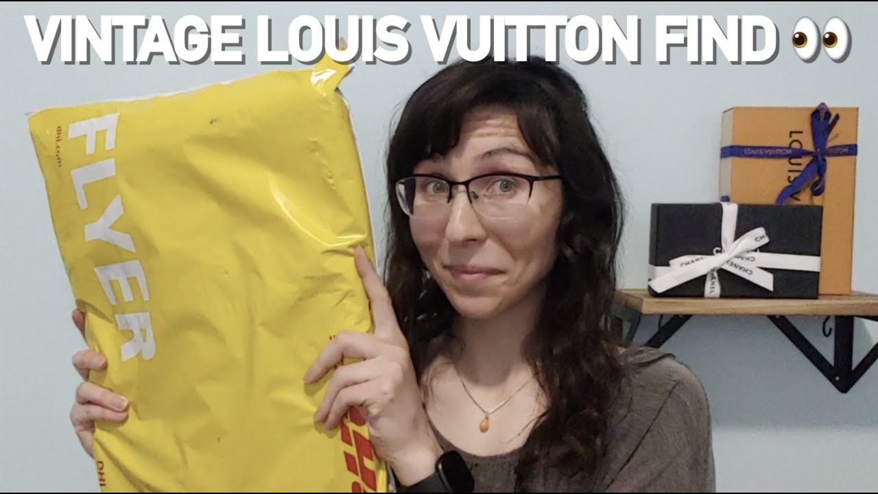 BUYING LUXURY ON ! UNBOXING A VINTAGE LOUIS VUITTON BAG FROM JAPAN 💕 