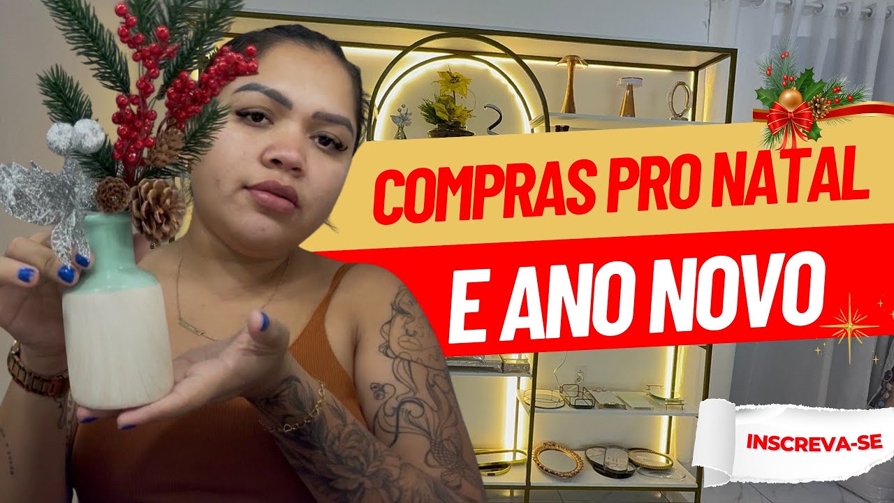 COMPRAS DE NATAL E ANO NOVO 🎄✨ | Achadinhos Lindos e Baratinhos