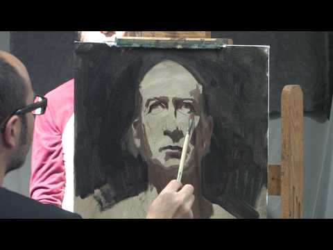 Video: Oljemaleri: GALLERI: Sean Cheetham ' S Figurmalerier