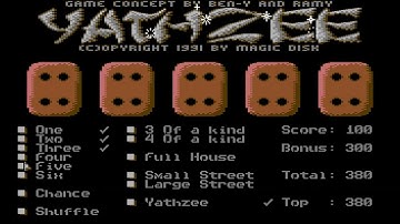]TAS] C64 Yathzee (Max Score)