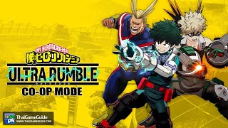 MY HERO ULTRA RUMBLE : Online Co-op Mode ~ 3-Player Team Battle CPU Battle (NORMAL) Full Gameplay