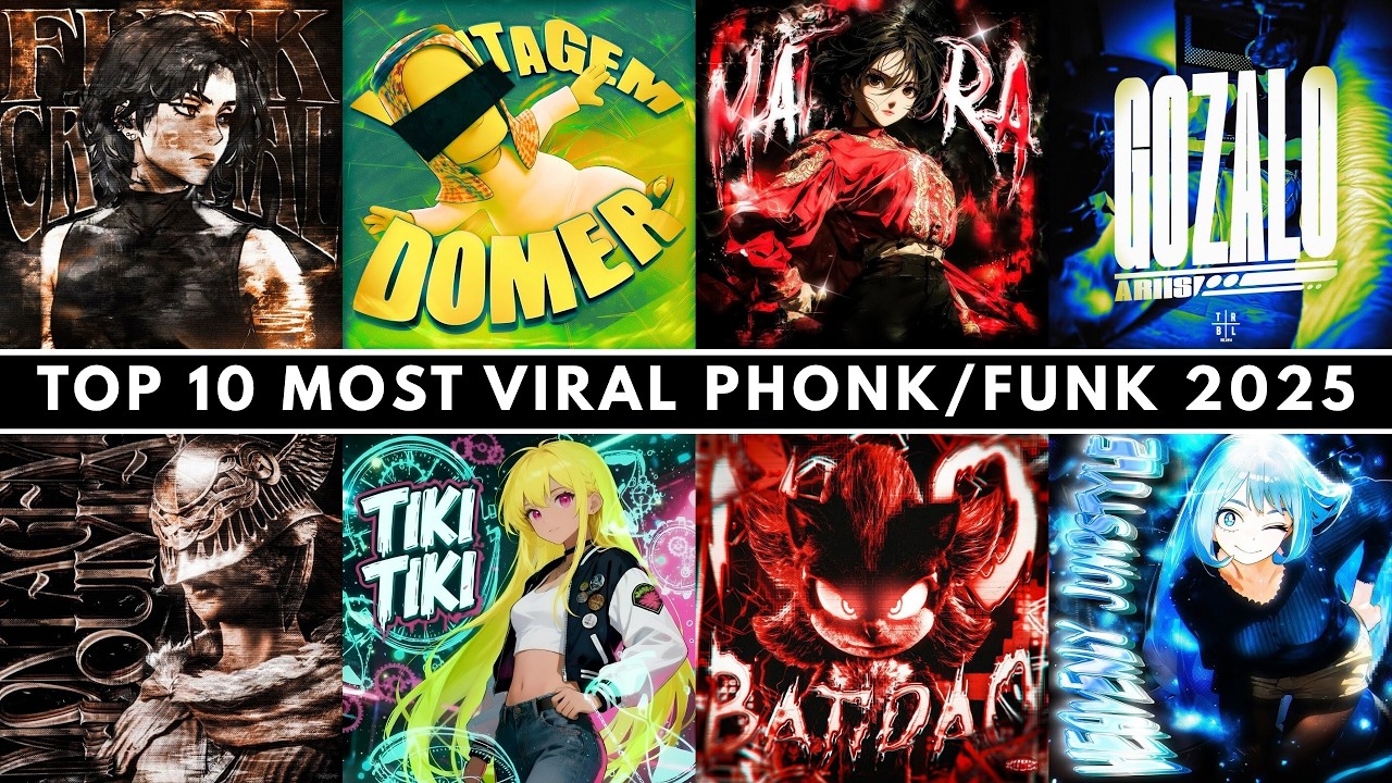 TOP 10 MOST VIRAL PHONK/FUNK 2025 🎵🔥🎵 - YouTube