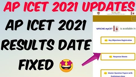 AP ICET 2021 Results Date Announced 🤩//AP ICET 2021 Results//AP ICET 2021 Rank Card