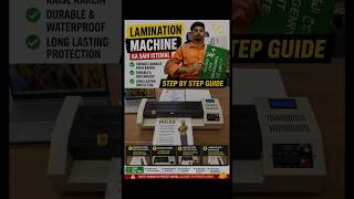 Safety Signage Lamination Guide | Machine Use + Safety Tips (Urdu/Hindi)