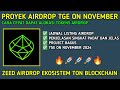 AIRDROP TELEGRAM LISTING !!! PROJECT TERBAIK SAAT INI SEED | JADWAL TGE NOVEMBER 2024