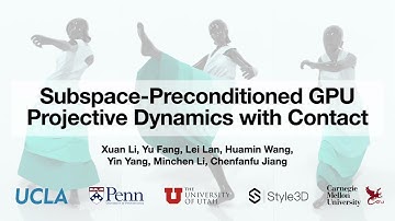 [SA 2023] Subspace-Preconditioned GPU Projective Dynamics with Contact for Cloth Simulation