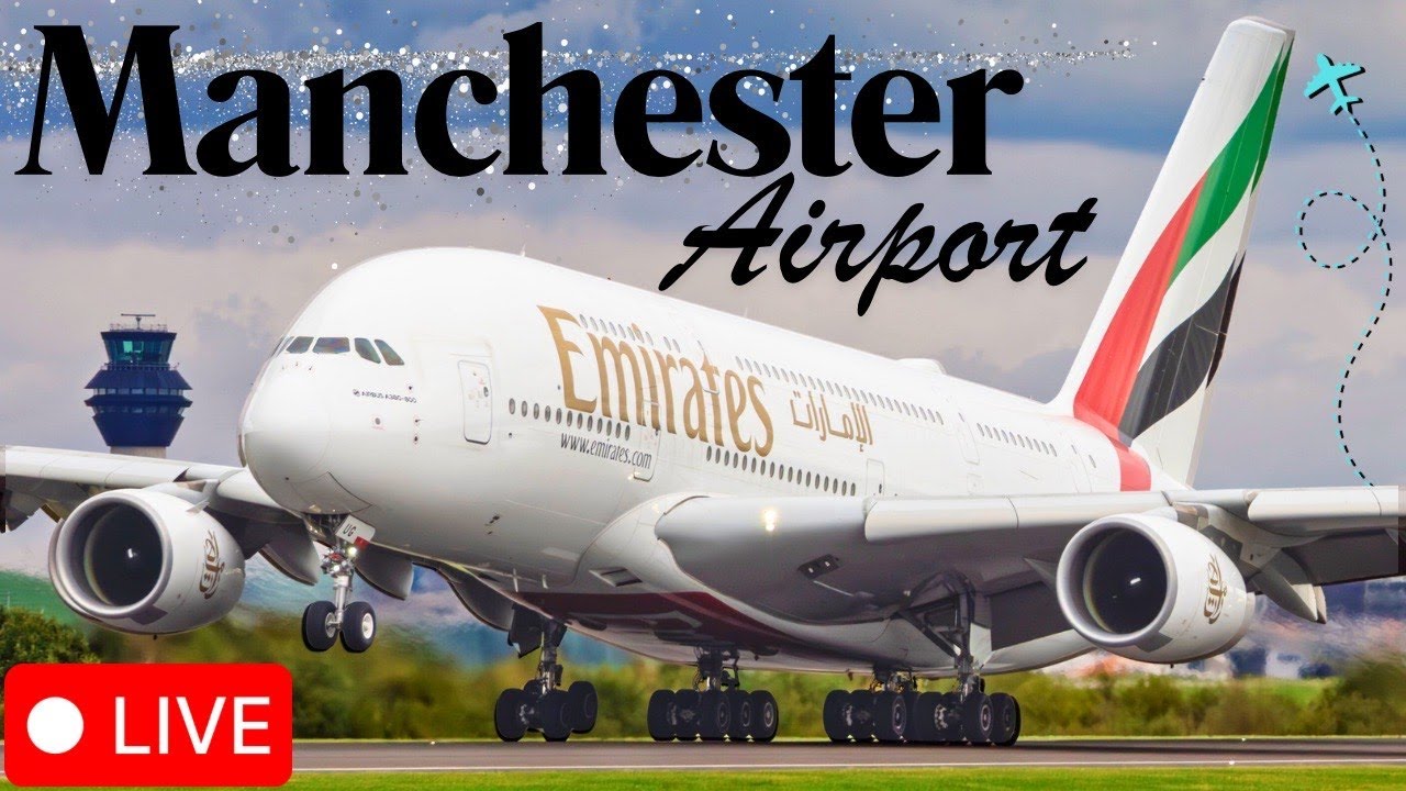 🔴 LIVE Manchester Airport Plane Spotting 🛫