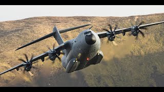 Low Flying Jets!! USAF F 15 Strike Eagle Low Level Mach Loop Wales #January Vlog  A400 Texan Chinook