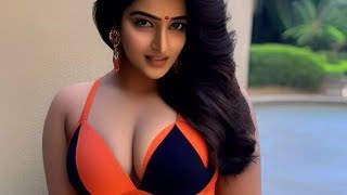 Indian hot mallu aunty Desi videos Ai generate Art Cute models South beautiful actress hot videos 