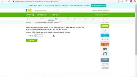 IXL X1: Theoretical and Experimental Probability (Geometry)