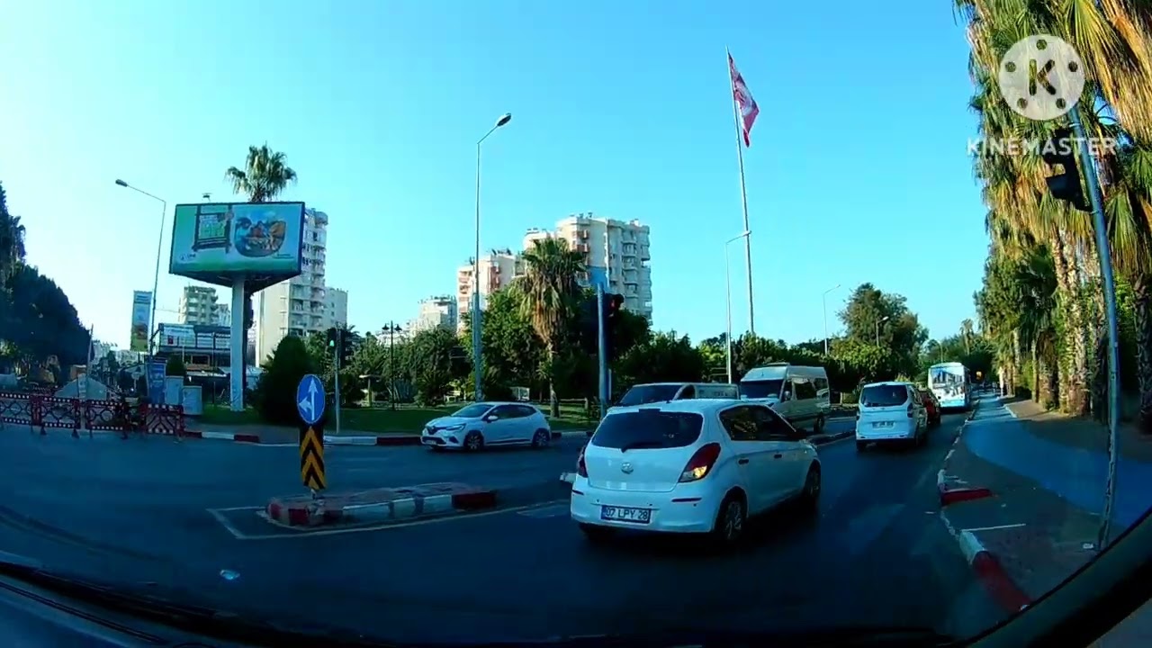 23 Temmuz 2024 Antalya Akın caddesinden Lara ya gidiş