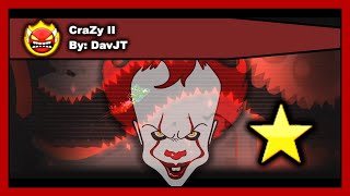[DEMON LEVEL] Geometry Dash - CraZy II by DavJT (100% Complete) [Insane Demon]