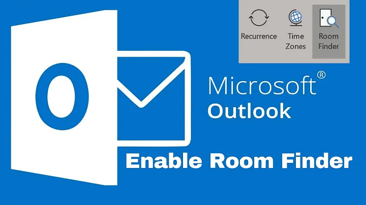 Enable Room finder in Microsoft Outlook 2016 Video