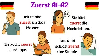 Zuerst | Konnektoren | A2-B1-B2 | Must-Know Phrases | Learn German Fast | einfach erklärt