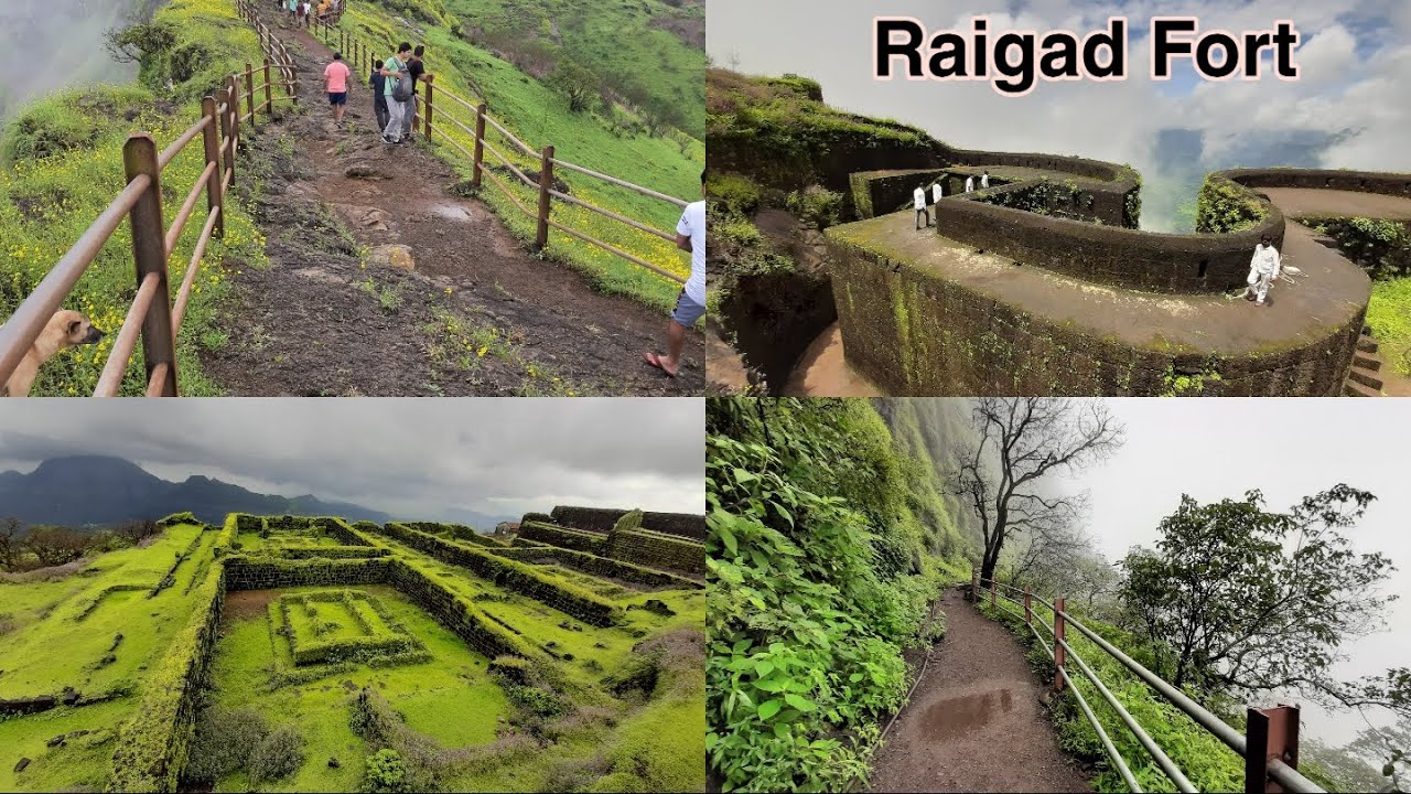 raigad trek in monsoon