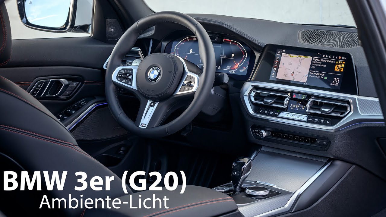 Ambiente-Licht im BMW 3er G20 / G21 [4K] - Autophorie Extra 