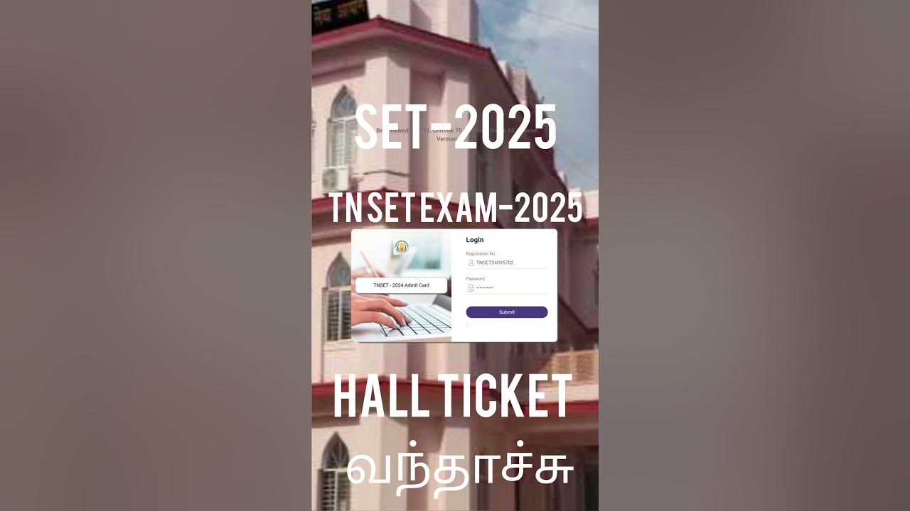 Tn set exam hall ticket download link in comment box discription