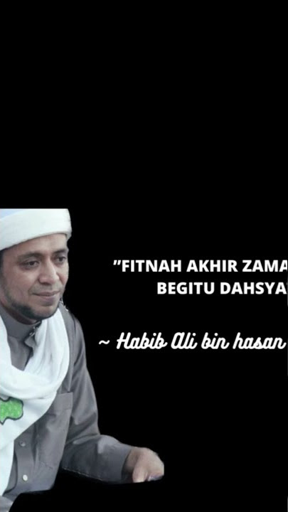 “Fitnah akhir zaman yang begitu dahsyat” -Habib ali bin hasan baharun.- #ceramah #dakwah
